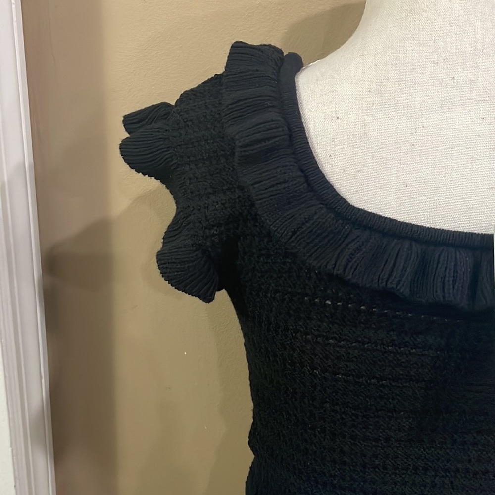 H&M NWT Knot Ruffle Top - Picture 7 of 12